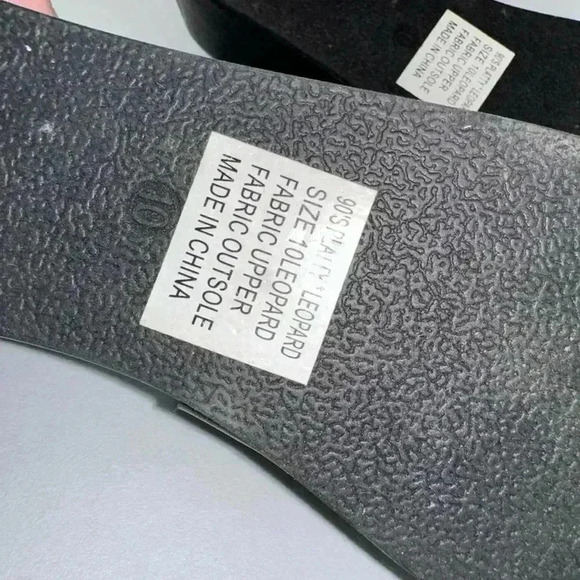 90s Platty Crazy Train Leopard Platform Sandals Size 10 Brown / Women’s - Picture 8 of 10